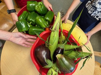 Produce fresh from the Torquay garden!